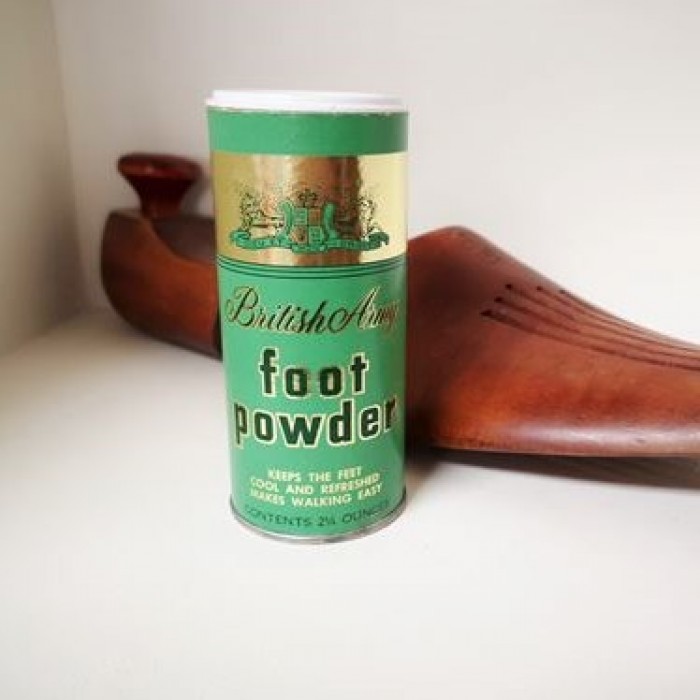 British Army foot powder vintage